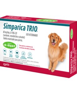 Simparica Trio De 20 A 40kg Caja x3 Tabletas