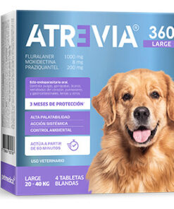 Atrevia 360° Large 20 a 40 Kg X4 Tabletas