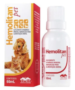 Hemolitan Pet 60ml Suplemento Perros Gatos Fauna