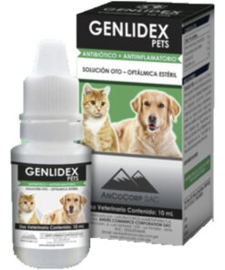 Genlidex Pets Antibiótico Y Antinflamatorio 10ml.