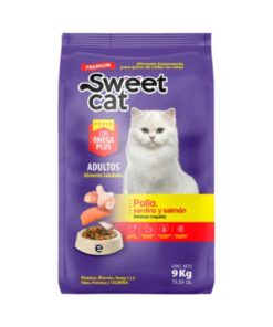 Alimento Sweet Cat Gato Adulto Pollo, Salmón Y Sardina 9kg