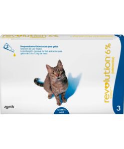 Revolution 6% Gatos 2.6 a 7.5 Kg X3 Pipetas