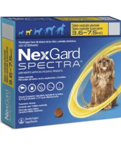 Nexgard Spectra 3.6 a 7.5 Kg X1 Tableta (Suelta)