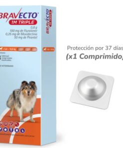 Bravecto 1M Triple 5 a 10 Kg 100mg X1 Tableta